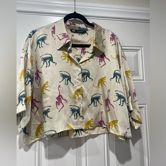 ZARA CROP TOP - Picture 1 of 3